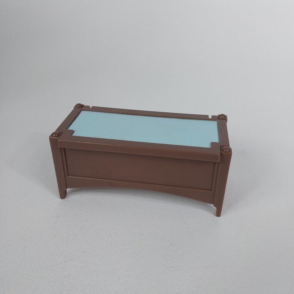 Fisher Price Loving Family Dollhouse Brown Blue Hope Chest Trunk